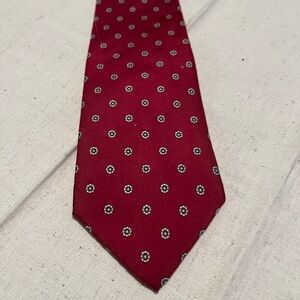 Classic Red Floral Men's Tie
